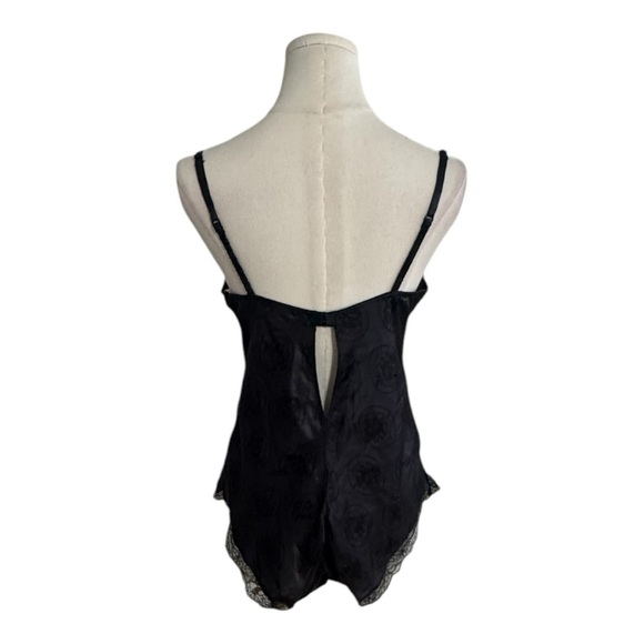 VS VERY SEXY Black Lace Bodysuit 100% Silk Lace 34C Lingerie Victoria’ Secret S - Picture 3 of 9